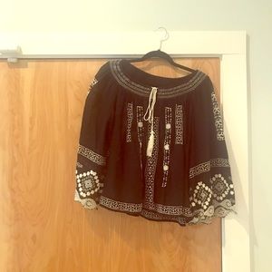 Vintage Free People Bell Sleeve Tunic